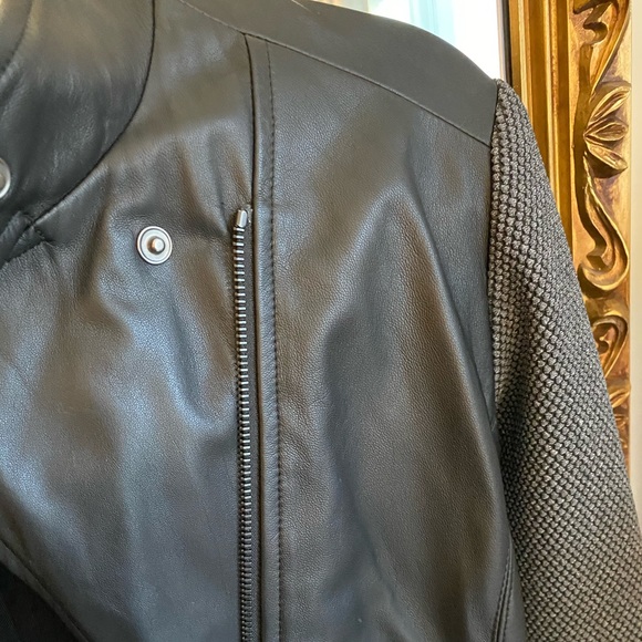 Leather/sweater jacket - Picture 3 of 6